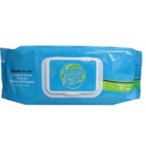 Speedy Clean Wipes Flat Pack, Pack of 80