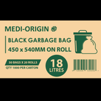 82L Standard Garbage Bag Black CTN Of 250