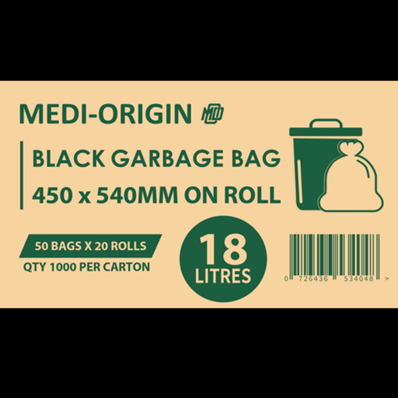 82L Standard Garbage Bag Black CTN Of 250