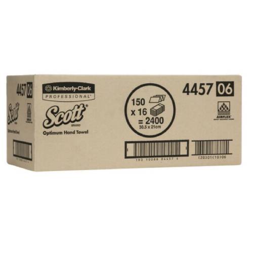 Towel Interleave Scott OPTimum 150S 4457 CTN16