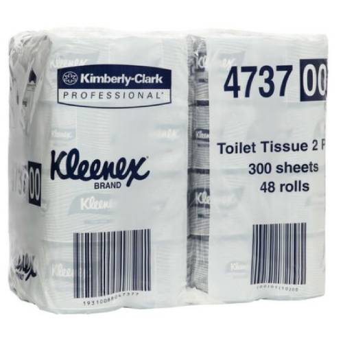 Toilet Roll KLeenex 2 Ply 300S 4737 CTN48