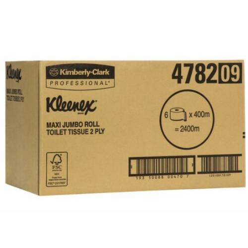 Toilet Roll KLeenex Jumbo 2 Ply 4782 CTN6