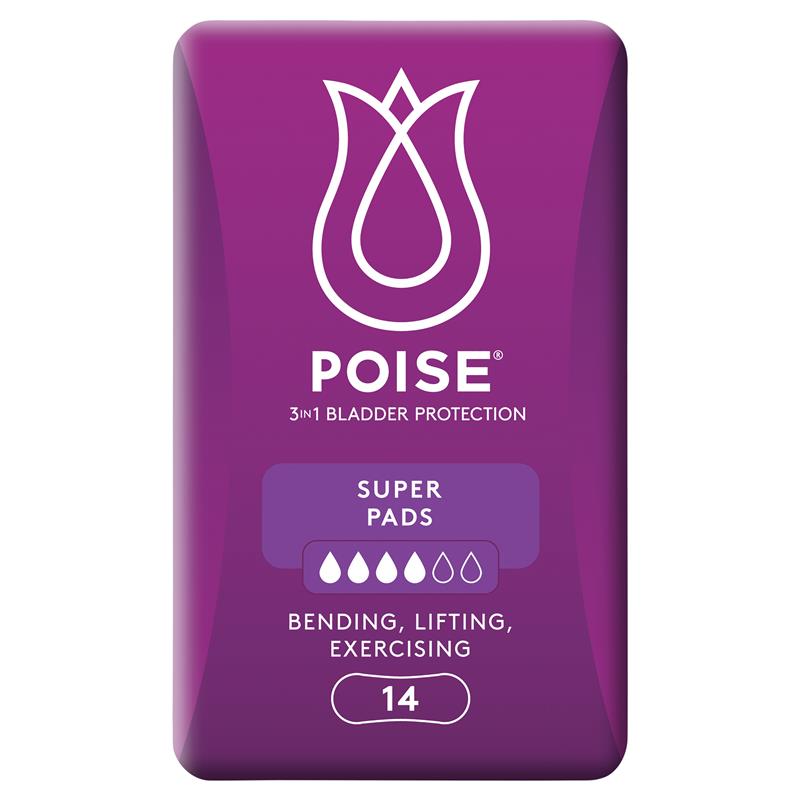 Poise Pads Super 14 Pack