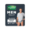 Depend Men Real Fit Underwear Large 8 Pack