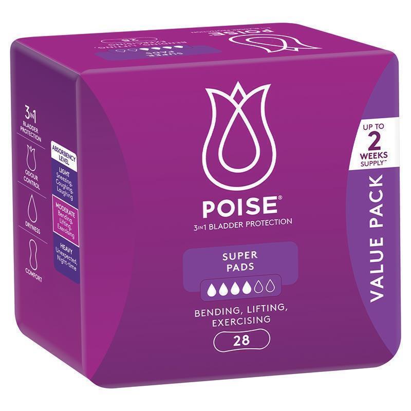 Poise Pads Super 28 Bulk Pack