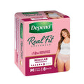 Depend Women Real Fit Underwear Medium 8 Pack