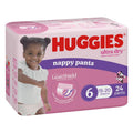 Huggies Ultra Dry Nappy Pants Size 6 15kg & Over Girl 24 Pack