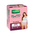 Depend Women Real Fit Underwear Super Extra Large 8 Pack