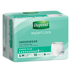 Depend Unisex Underwear Super Plus Small/Medium 10 Pack