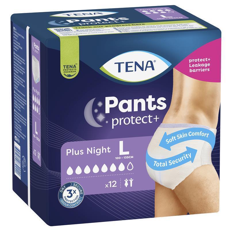 TENA Pant Night Large 12 Pack