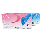 Disposable Vinyl Powder Free Gloves, Blue, Carton of 1000