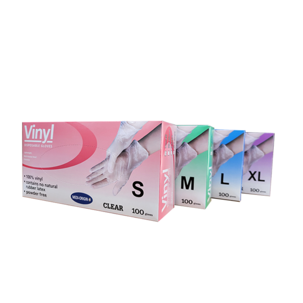 Disposable Vinyl Powder Free Glove CTN Of 1000 Clear