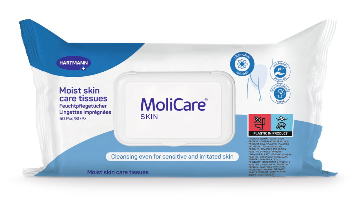 MoliCare Skin Moist Care Tissues 50 Pack