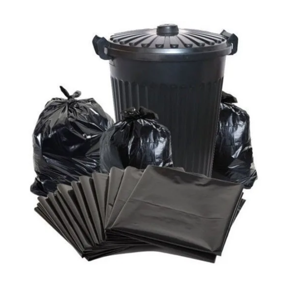 75L Heavy Duty Premium Garbage Bag Black CTN Of 500