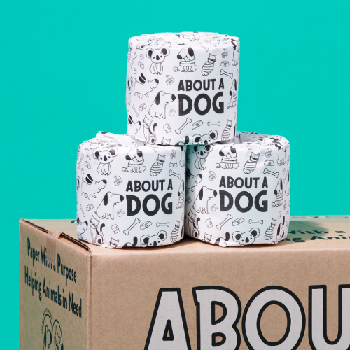 Toilet Roll 3 Ply 100 Recycled PAper About A Dog C48