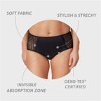 TENA Washable Absorbent Underwear Classic Noir Size 18-20