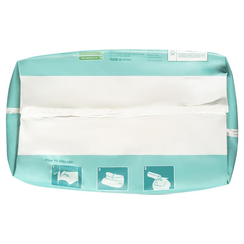 Depend Unisex Underwear Super Plus Large 9 Pack