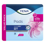 TENA Pad InstaDry Extra Long Length 18 Pack