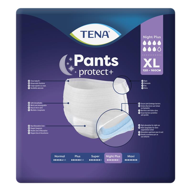 TENA Pant Night Extra Large 12 Pack