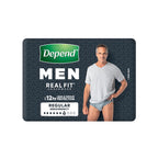 Depend Men Real Fit Underwear Medium 8 Pack
