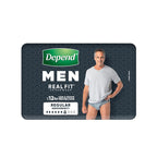 Depend Men Real Fit Underwear Large 8 Pack