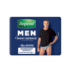 Depend Underwear Real Fit Night Defence Male Large 8 Pack