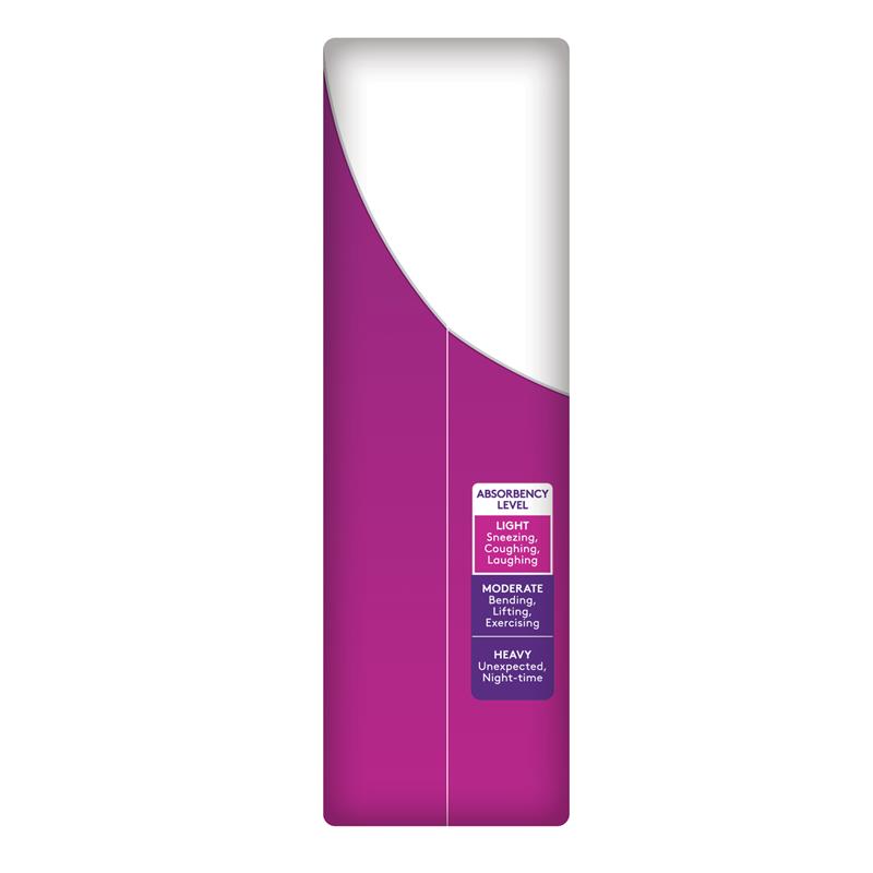 Poise Charcoal Extra Long Liner 20 Pack