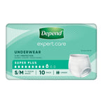 Depend Unisex Underwear Super Plus Small/Medium 10 Pack