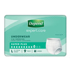 Depend Unisex Underwear Super Plus Large 9 Pack