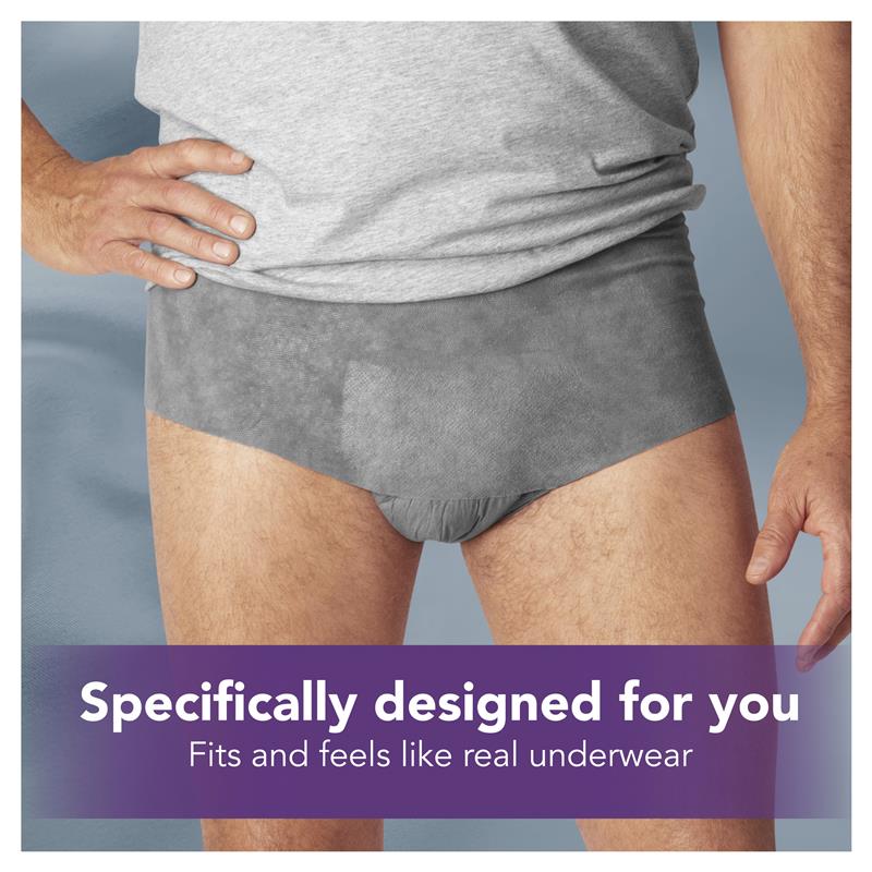 Depend Underwear Real Fit Night Defence Male Large 8 Pack