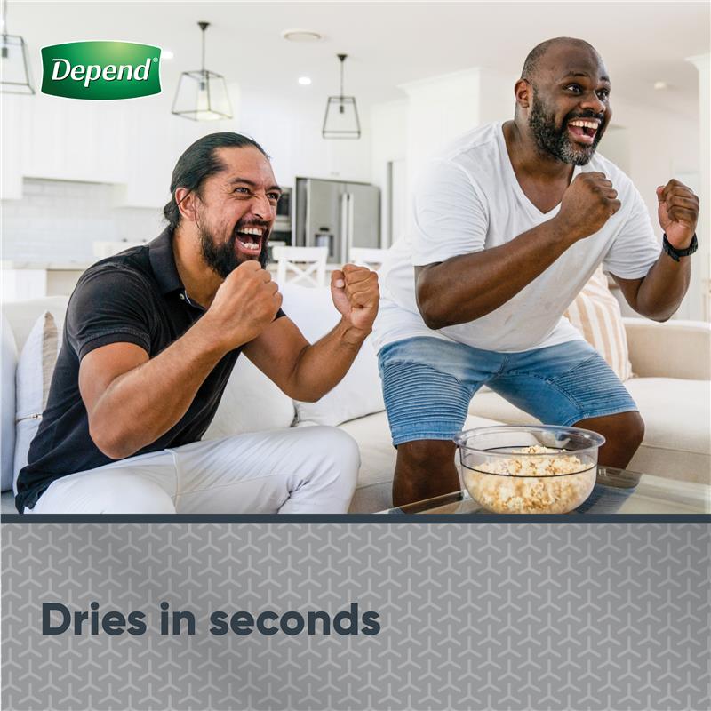 Depend Men Washable Incontinence Underwear Medium