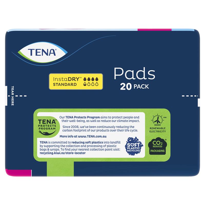 TENA Pad Instadry Standard 20 Pack