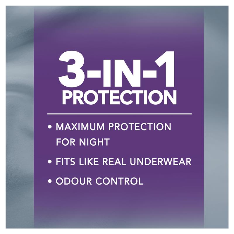 Depend Underwear Realfit Night Defence Female Large 8 Pack