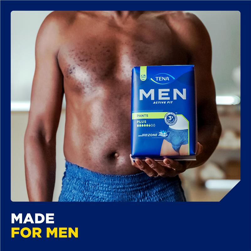 TENA Pant Men Active Fit Plus Medium 9 Pack
