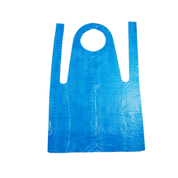 Disposable Waterproof PE Apron Blue CTN Of 500 1000