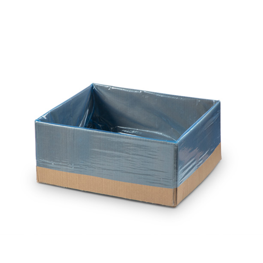 635Mm X 635Mm Gusset Box Liner Blue CTN Of 500 Roll