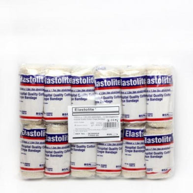 Crepe Bandage Elastolite 5cm 6006SQ, Pack of 12
