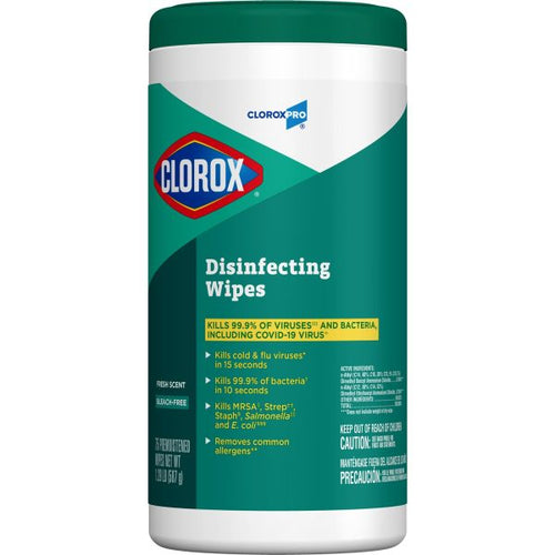Clorox Disinfecting Wipes Fresh Scent, Pack of 75