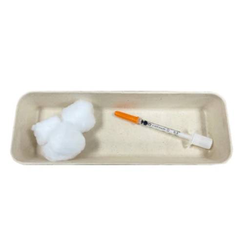 Greeny Injection Tray White Hn Bioinjection Pk125