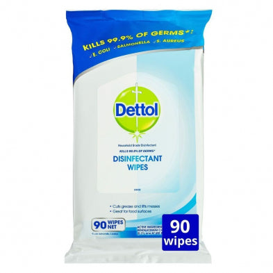 Dettol 2 In 1 Hand Surface Wipes Pack60, Pack of 60
