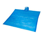 Disposable Blue PE Poncho Raincoat CTN Of 200