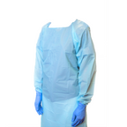 CPE Isolation Gown 20gsm Blue CTN Of 200