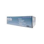 Disposable Heavy Duty Nitrile Powder Free Gloves, Black, Carton of 1000