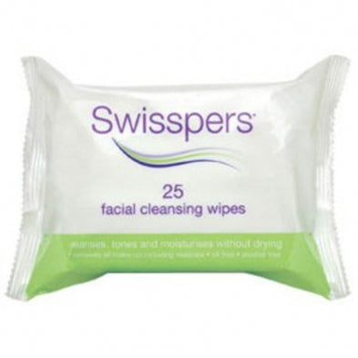 Ego QV Facial Cleansing Wipes 12082, Box of 25