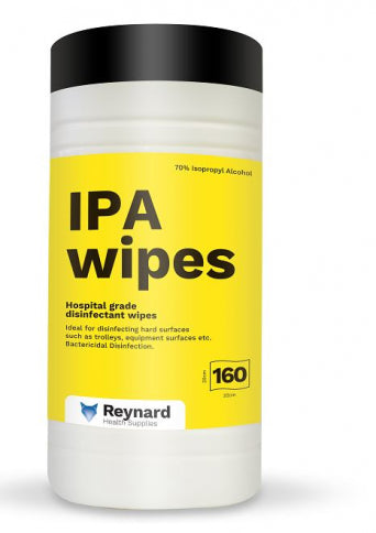 IPA Wipe Reynard RHS402A, Cannister of 160