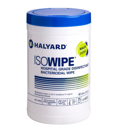 Isowipe Isopropyl Wipe 42cm x 14cm 6835, Each