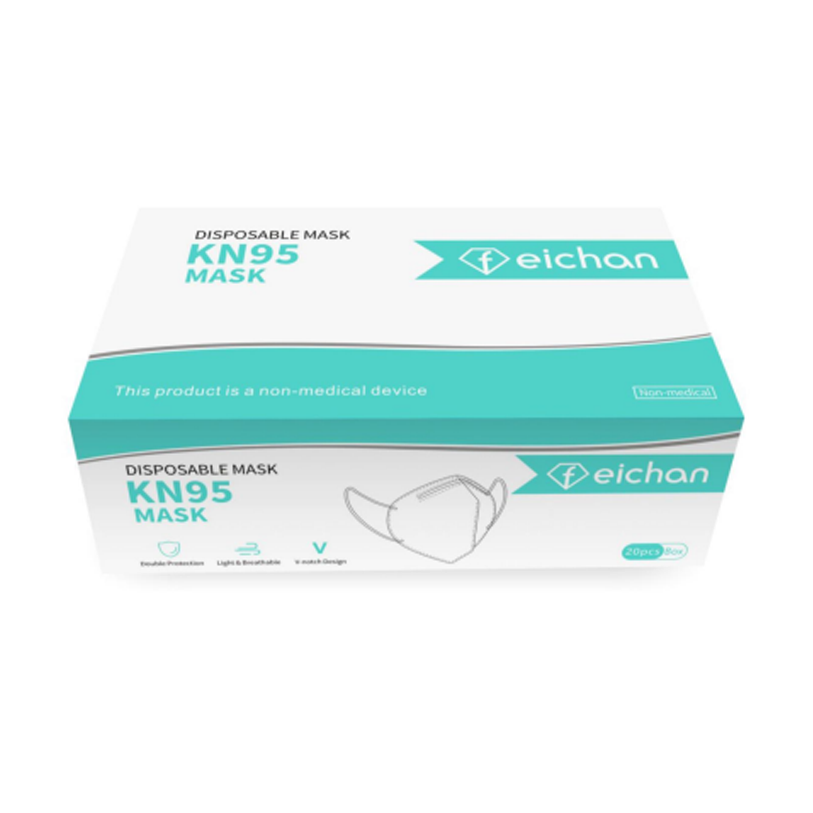 KN95 Face Mask, Carton of 1000