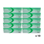 Disposable Latex Powder Free Gloves, Carton of 1000