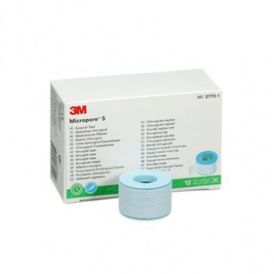 Micropore S Tape 2770-1, Box of 12