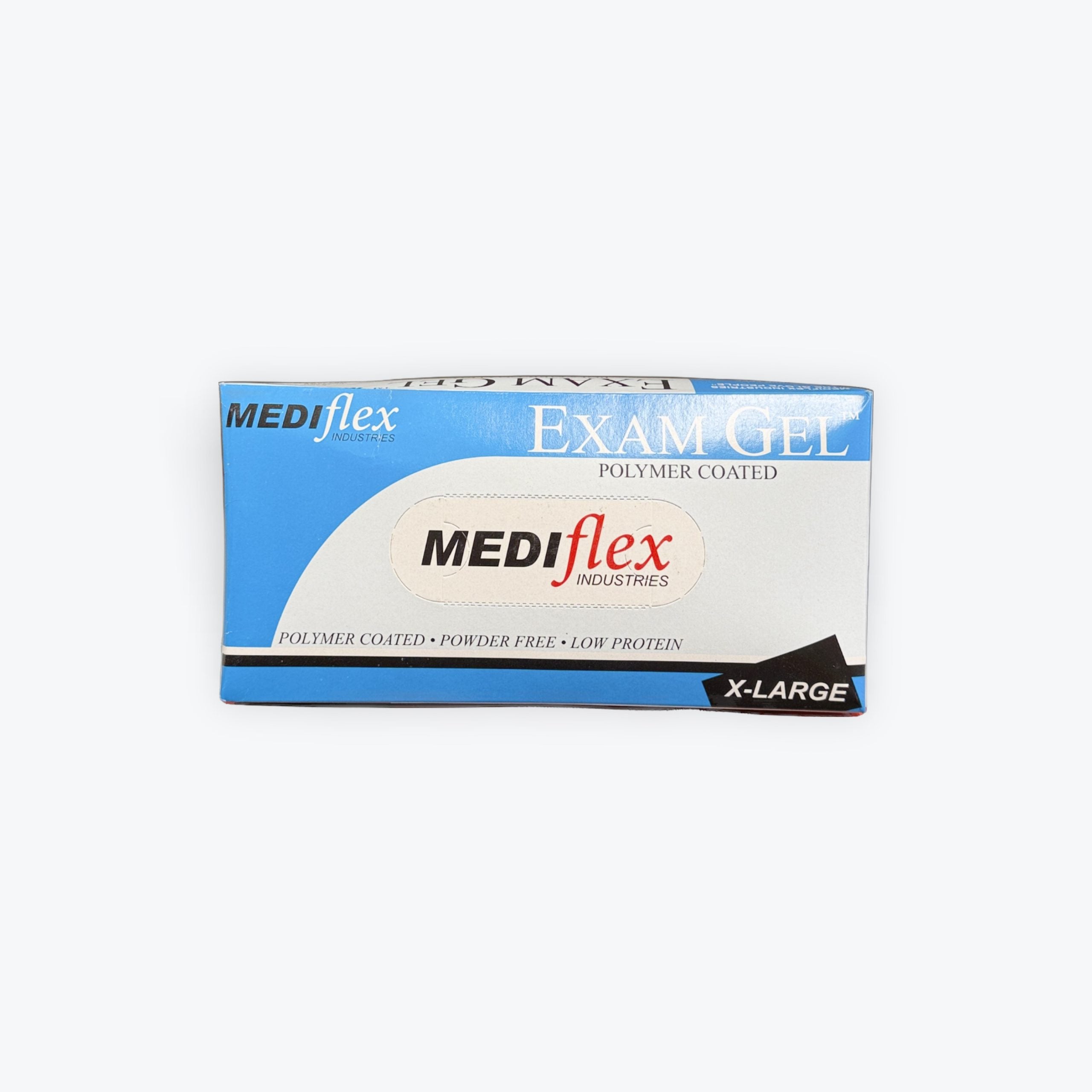 Mediflex Polymer Coated Latex Powder Free Gloves — Extra Large